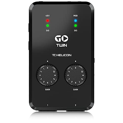 TC Helicon Go Twin interfaccia audio mobile 2 canali