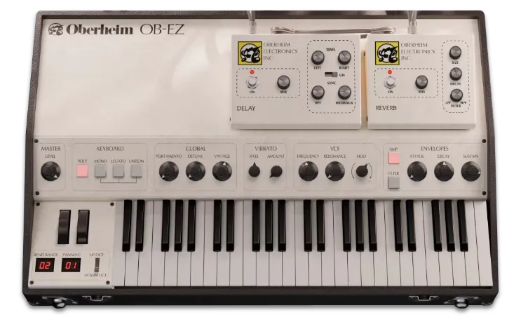 GForce Oberheim OB-EZ plugin synth analogico
