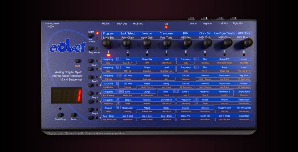 Sequential Evolver sintetizzatore analogico