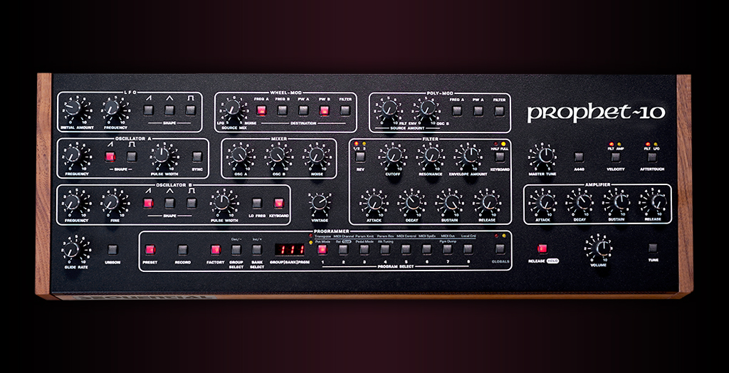 Sequential Prophet-10 modulo desktop analogico polifonico