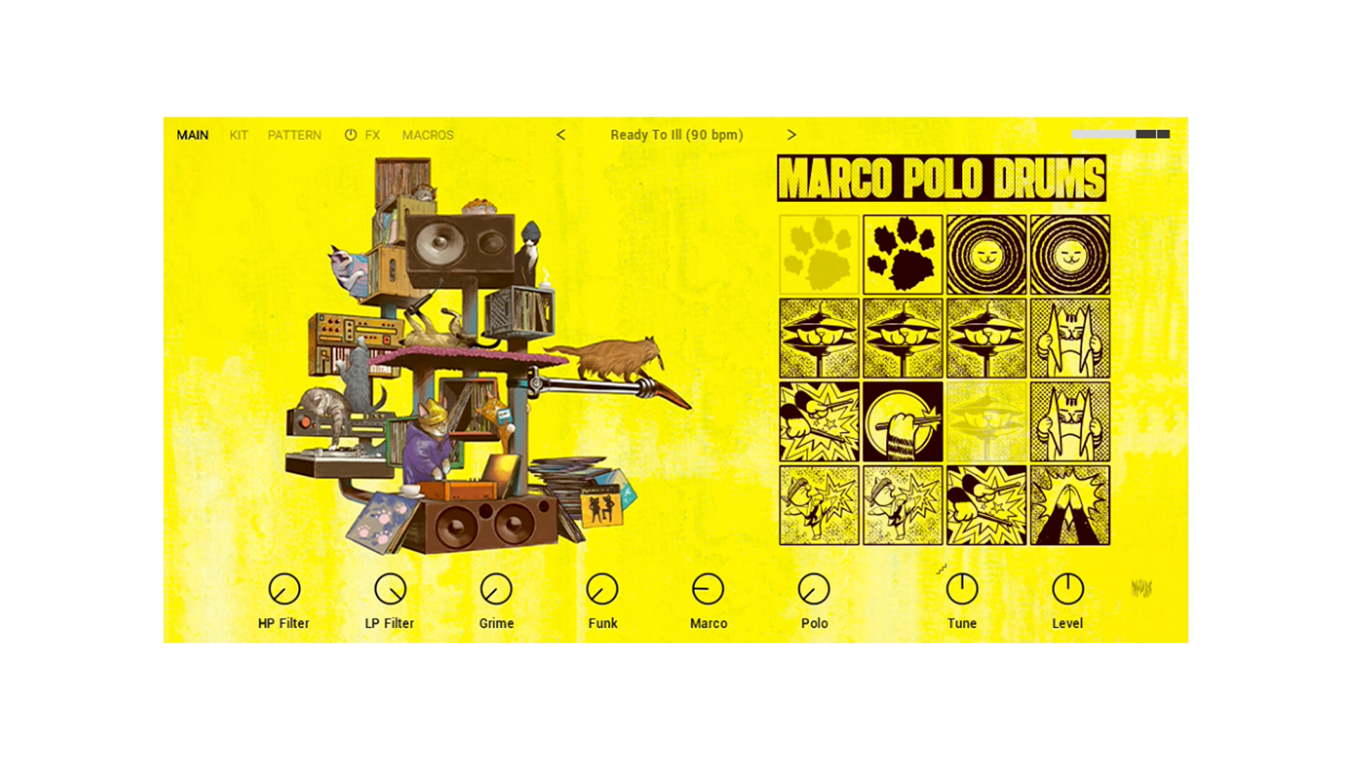 Komplete Kontrol Marco Polo Drums batteria virtuale hip hop