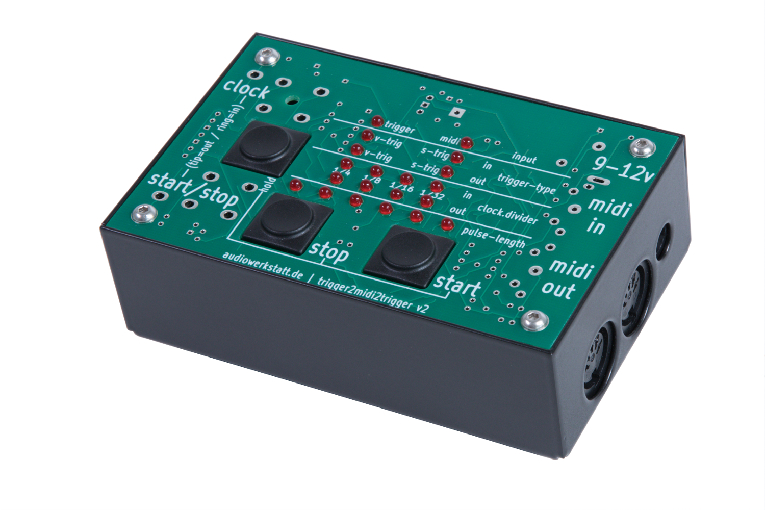 audiowerkstatt trigger2midi2trigger v2 convertitore clock MIDI