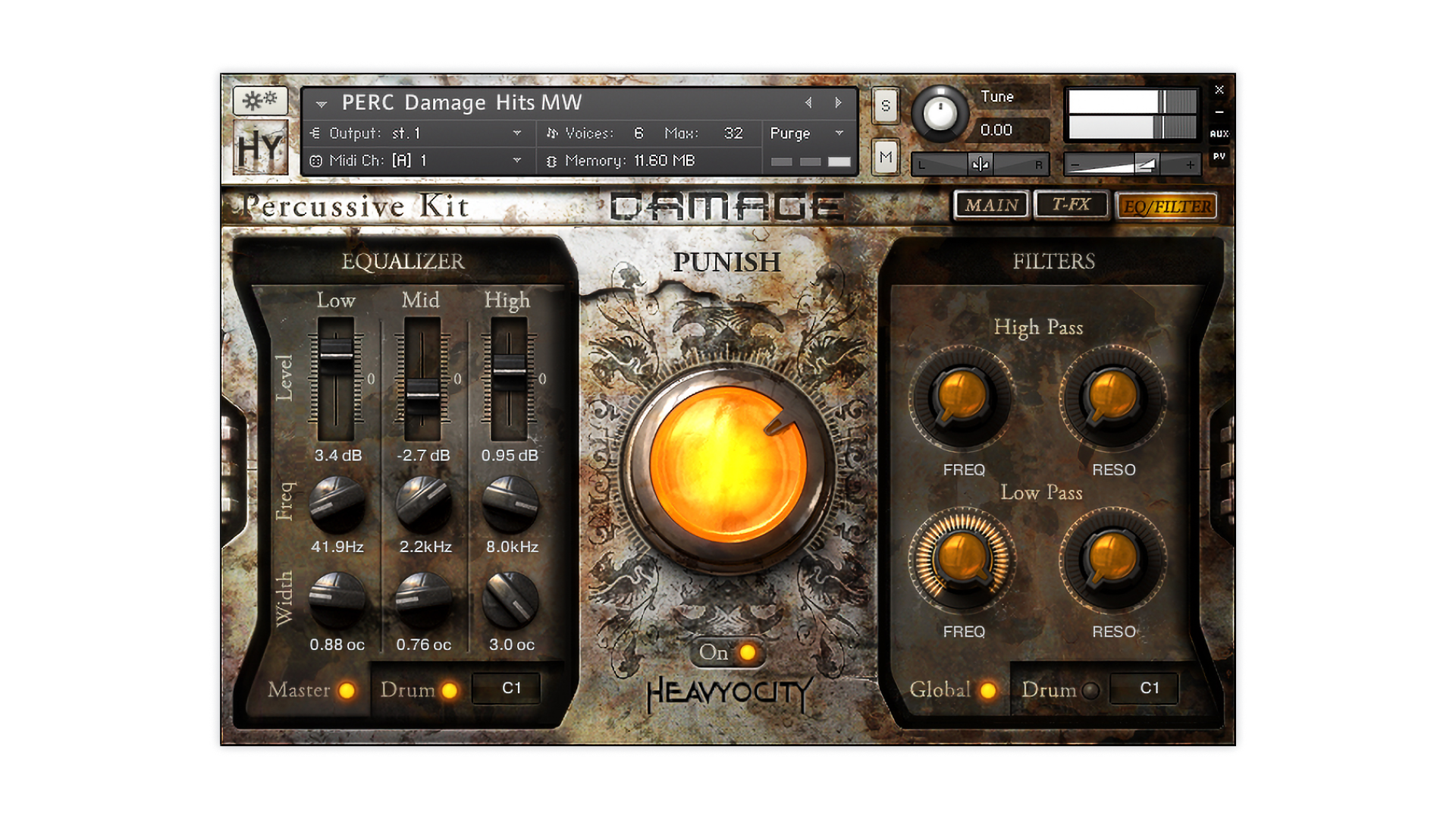 Komplete Kontrol Damage batteria cinematica percussioni download