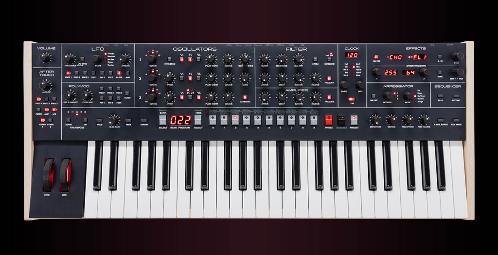 Sequential Trigon-6 sintetizzatore analogico moderno