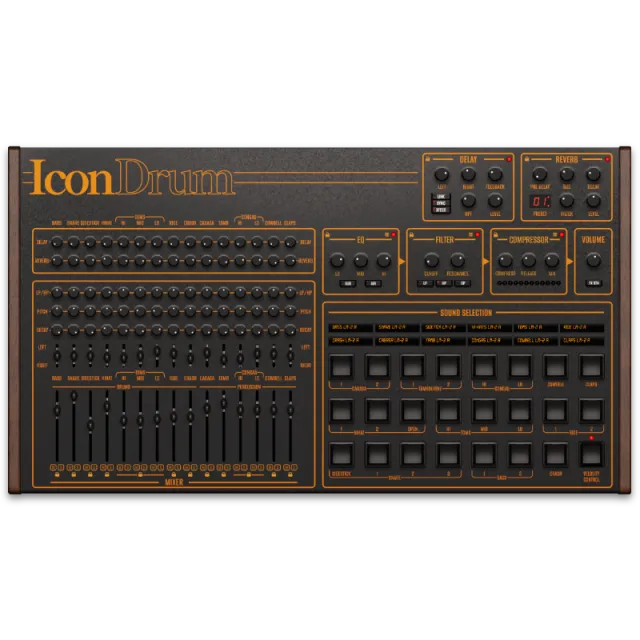 GForce IconDrum plugin drum machine analogica