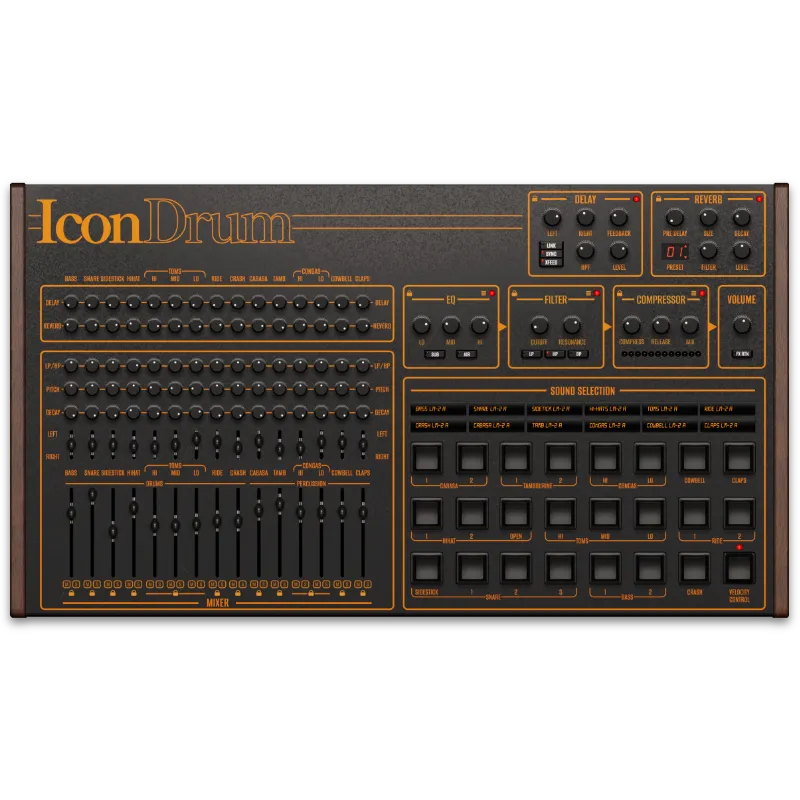 GForce IconDrum plugin drum machine analogica