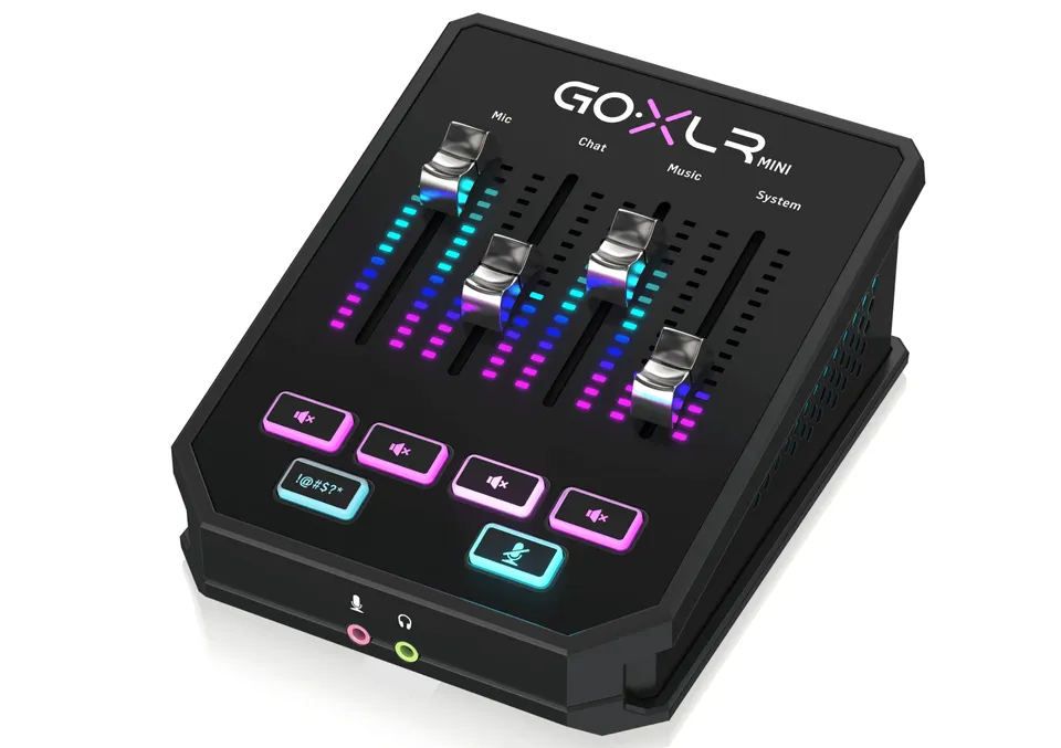 TC Helicon GoXLR Mini mixer streaming USB