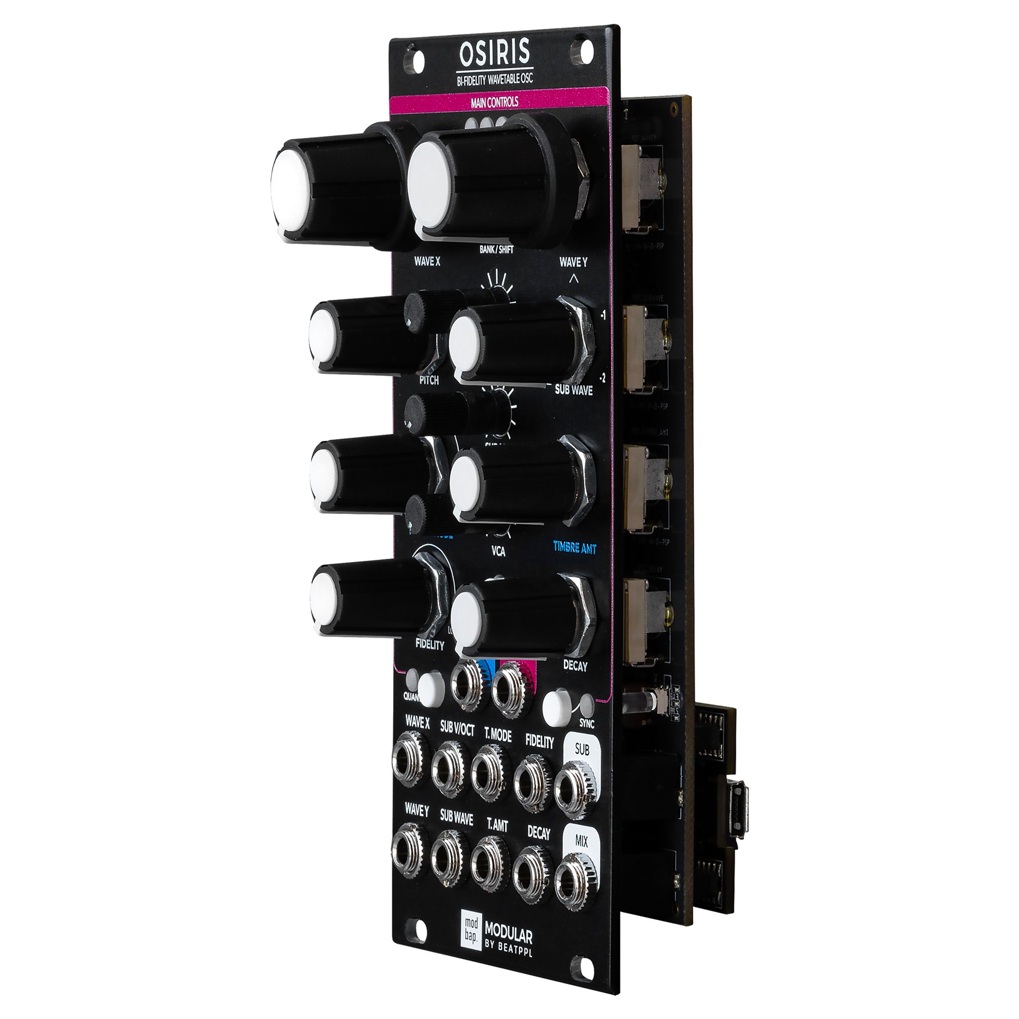 Modbap Modular Osiris oscillatore wavetable 12HP con sub