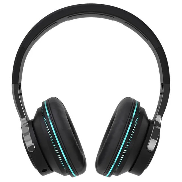 AeroBand Over-Ear cuffie nere bassa latenza