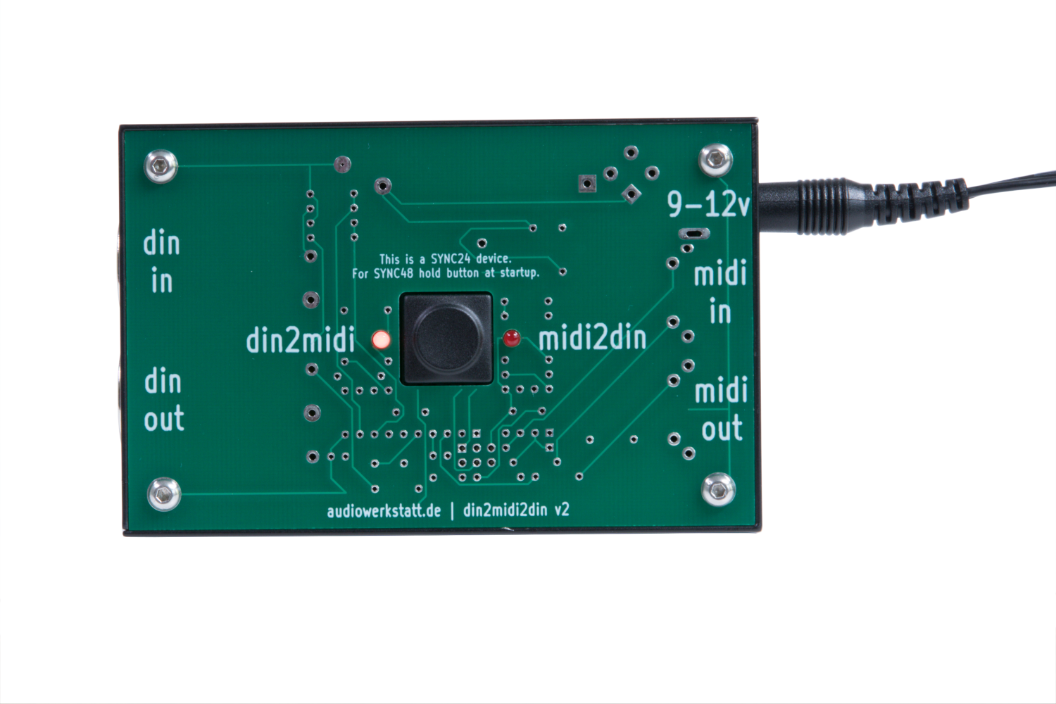 audiowerkstatt din2midi2din v2 convertitore DIN-Sync MIDI