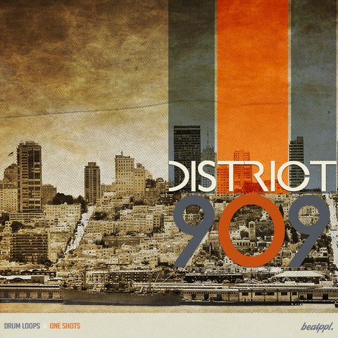 Modbap Modular District 909 sample pack 70 one shot scuri