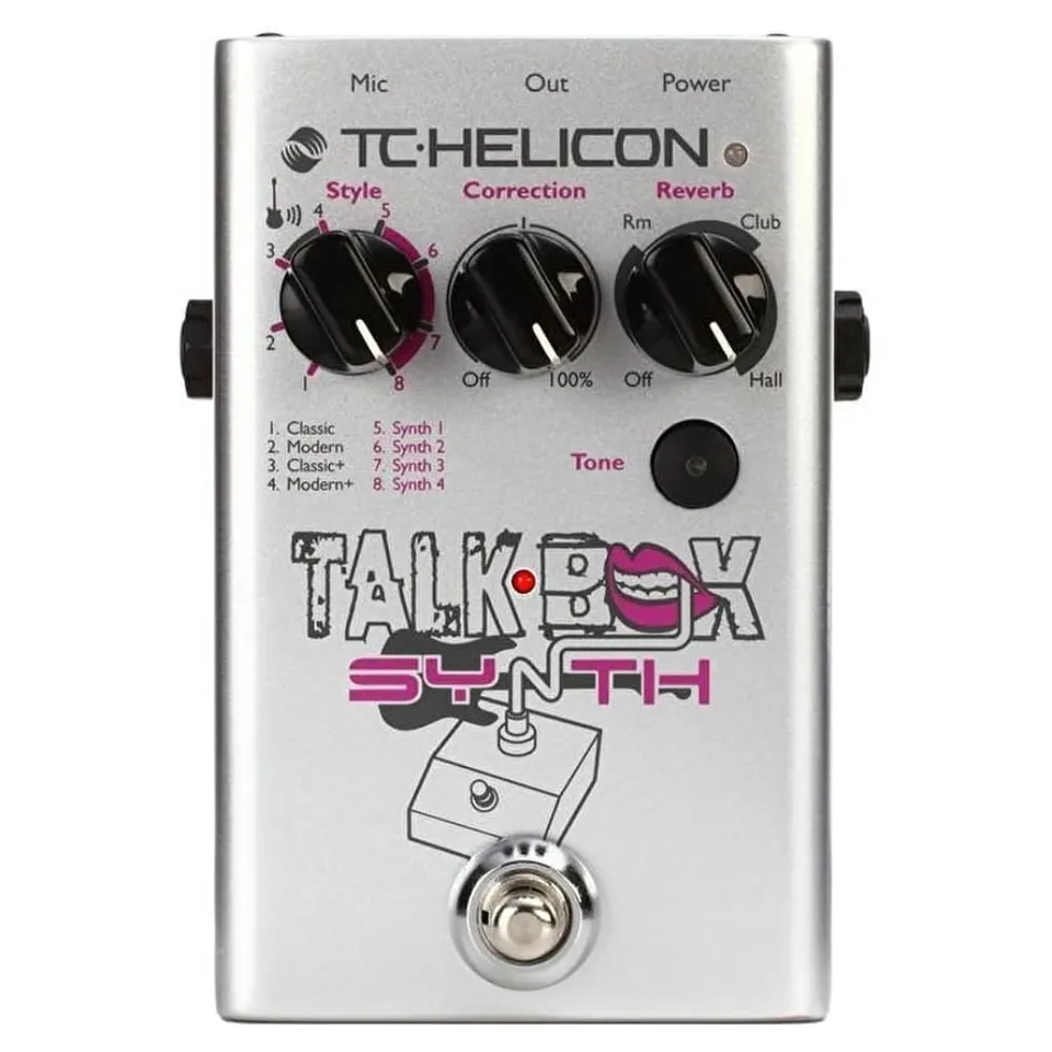 TC Helicon Talkbox Synth pedale voce chitarra