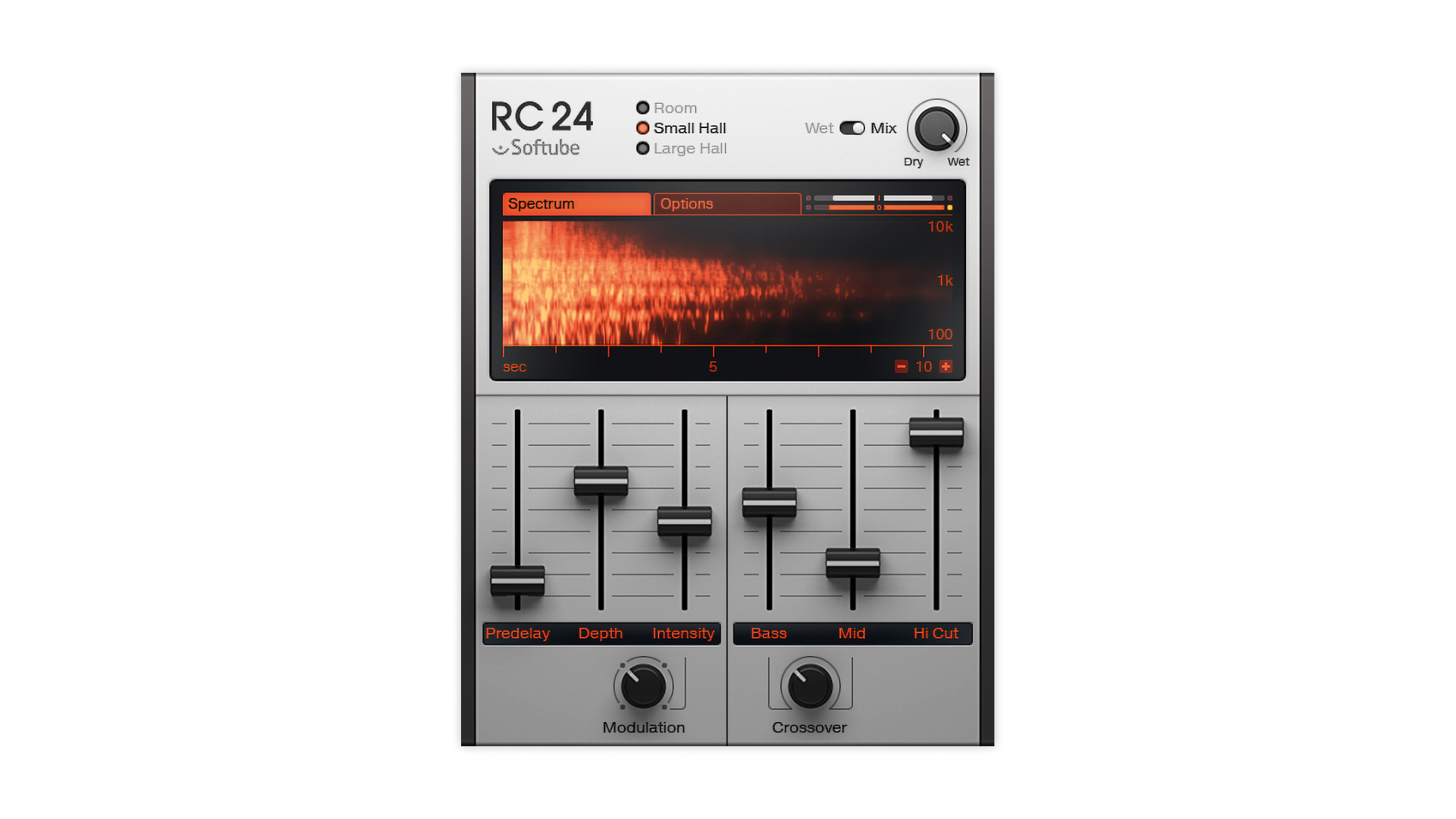 Komplete Kontrol Reverb Classics effetto riverbero mix
