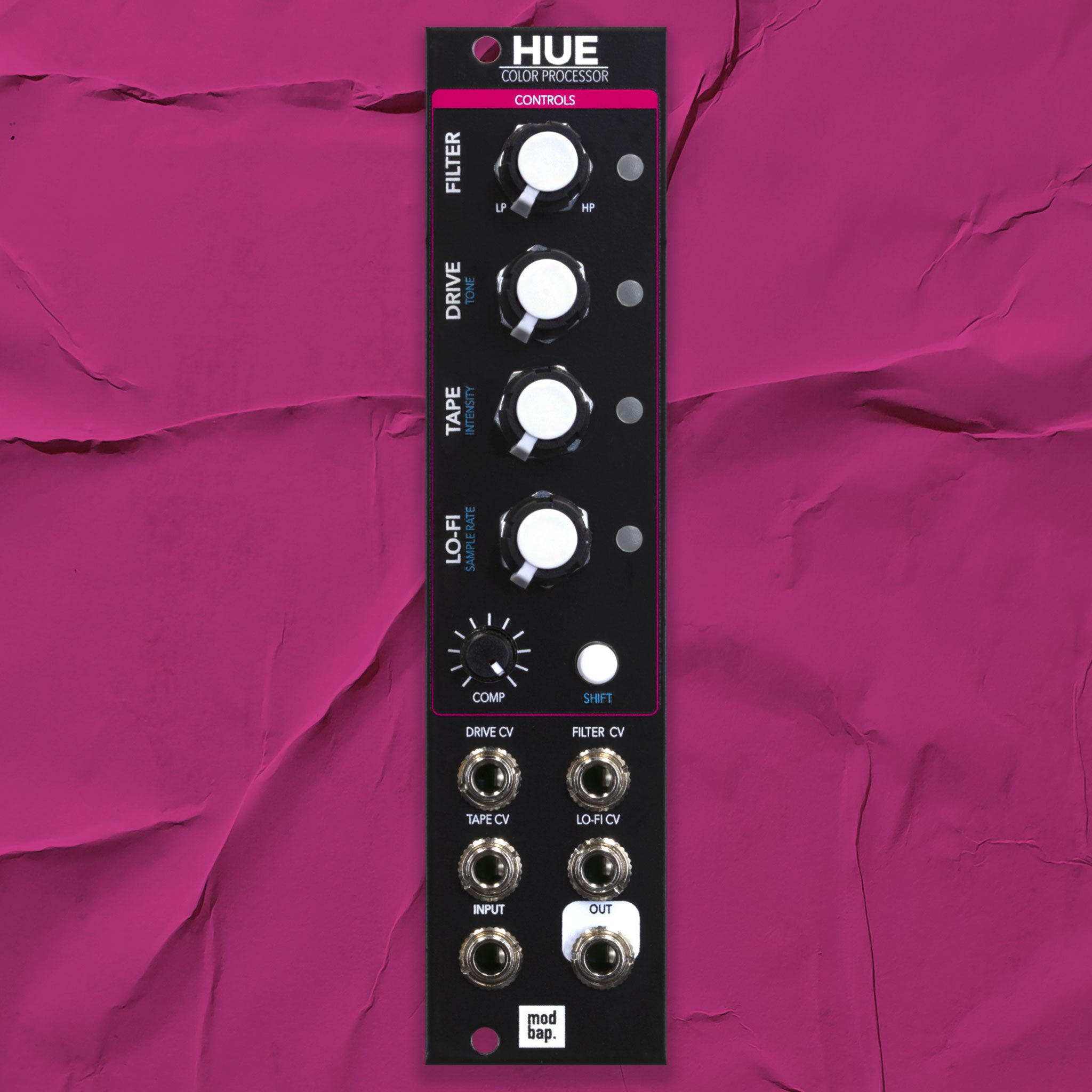 Modbap Modular HUE modulo effetti eurorack 6HP analogico