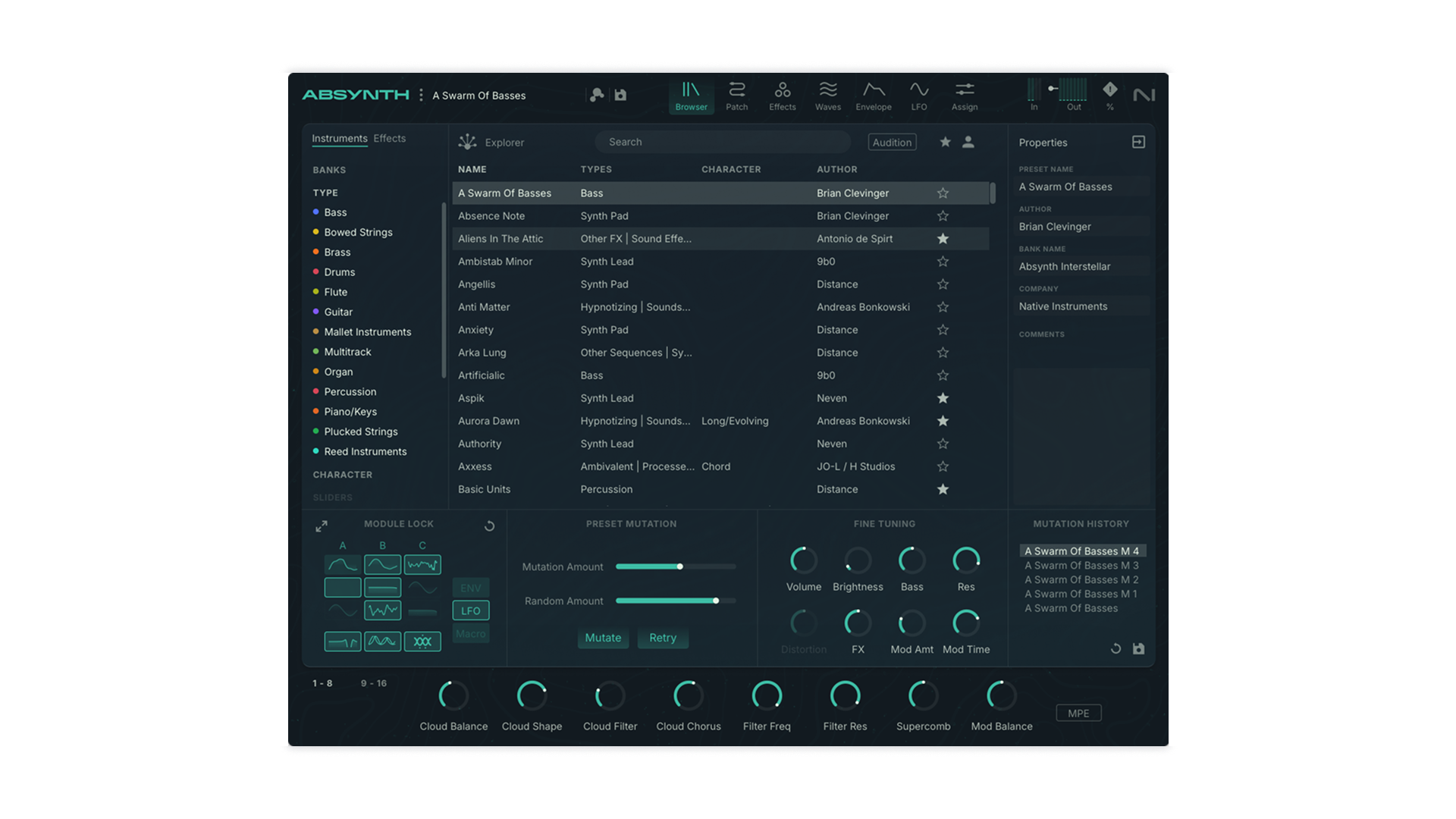 Komplete Kontrol Absynth 6 sintetizzatore software ibrido