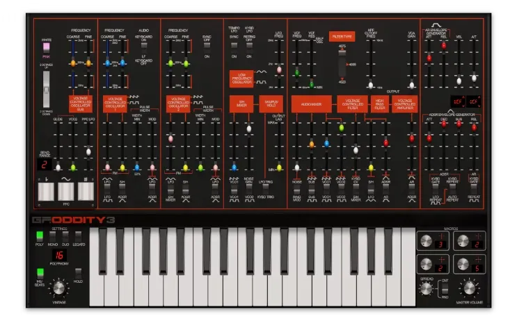 GForce Oddity3 plugin synth analogico