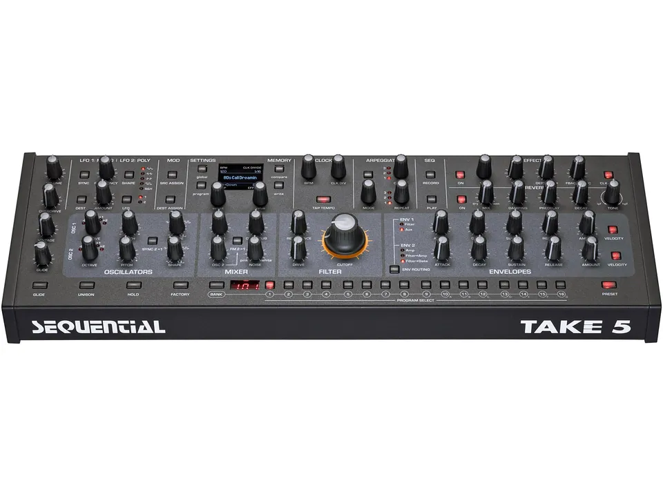 Sequential Take 5 Desktop modulo synth analogico