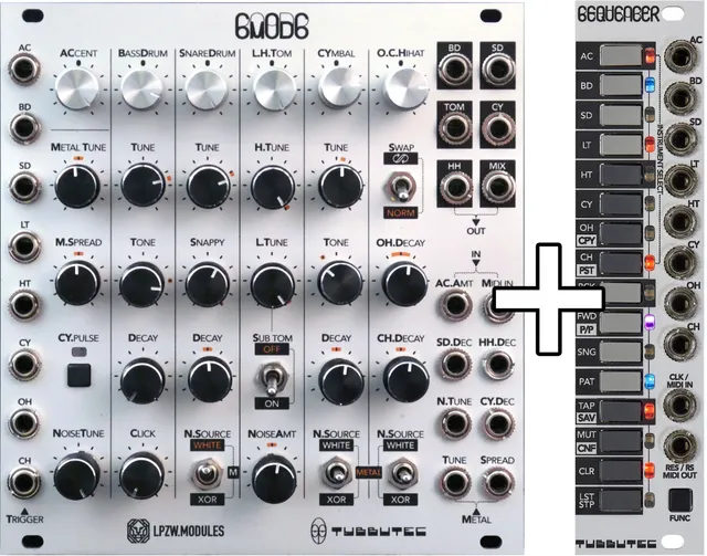 Tubbutec 6m0d6 + 6equencer bundle moduli eurorack LINK