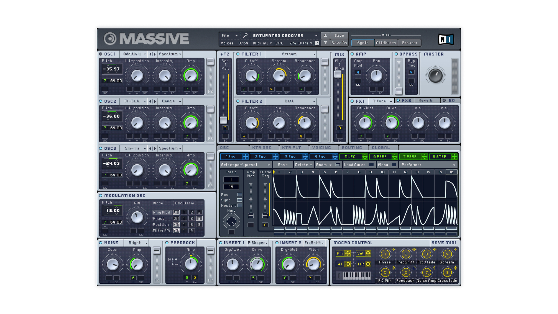 Native Instruments Massive sintetizzatore bassi e lead