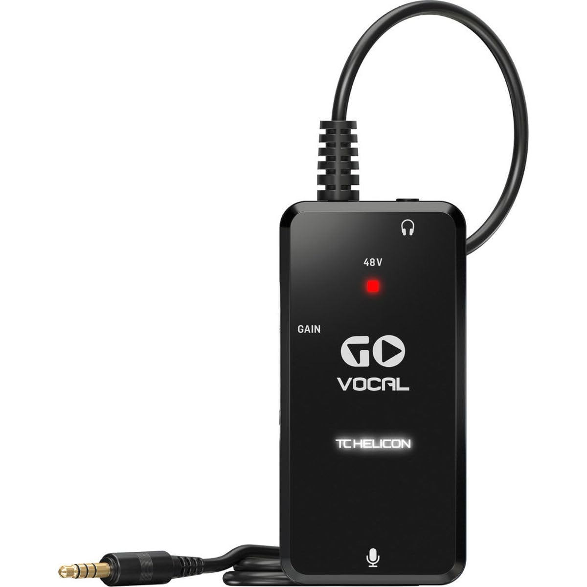 TC Helicon GO VOCAL preamp microfonico mobile phantom 48V
