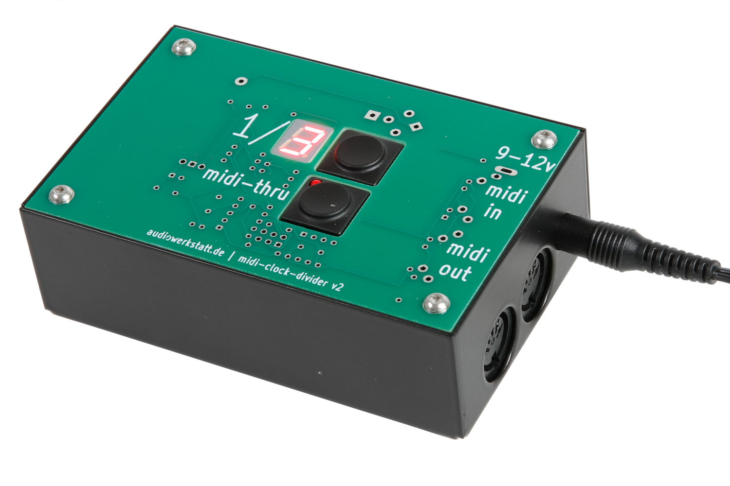 audiowerkstatt midi-clock-divider v2 divisore clock MIDI