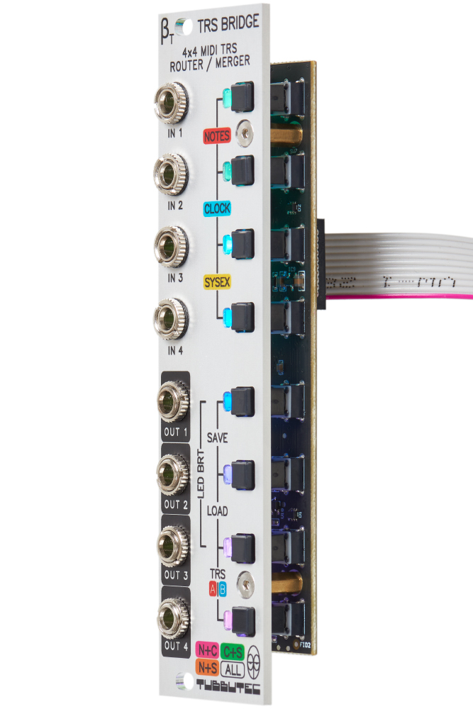 Tubbutec TRS Bridge modulo eurorack 4x4 MIDI router