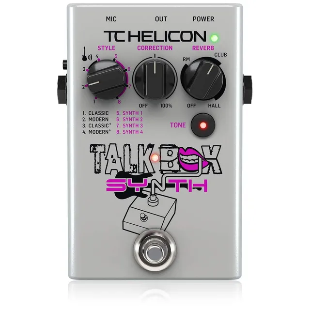 TC Helicon Talkbox Synth pedale voce e chitarra