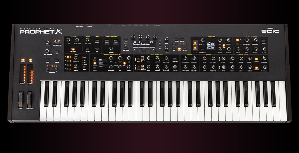 Sequential Prophet X synth a tastiera