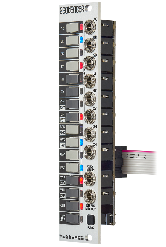 Tubbutec 6equencer sequencer eurorack stile TR-606 live