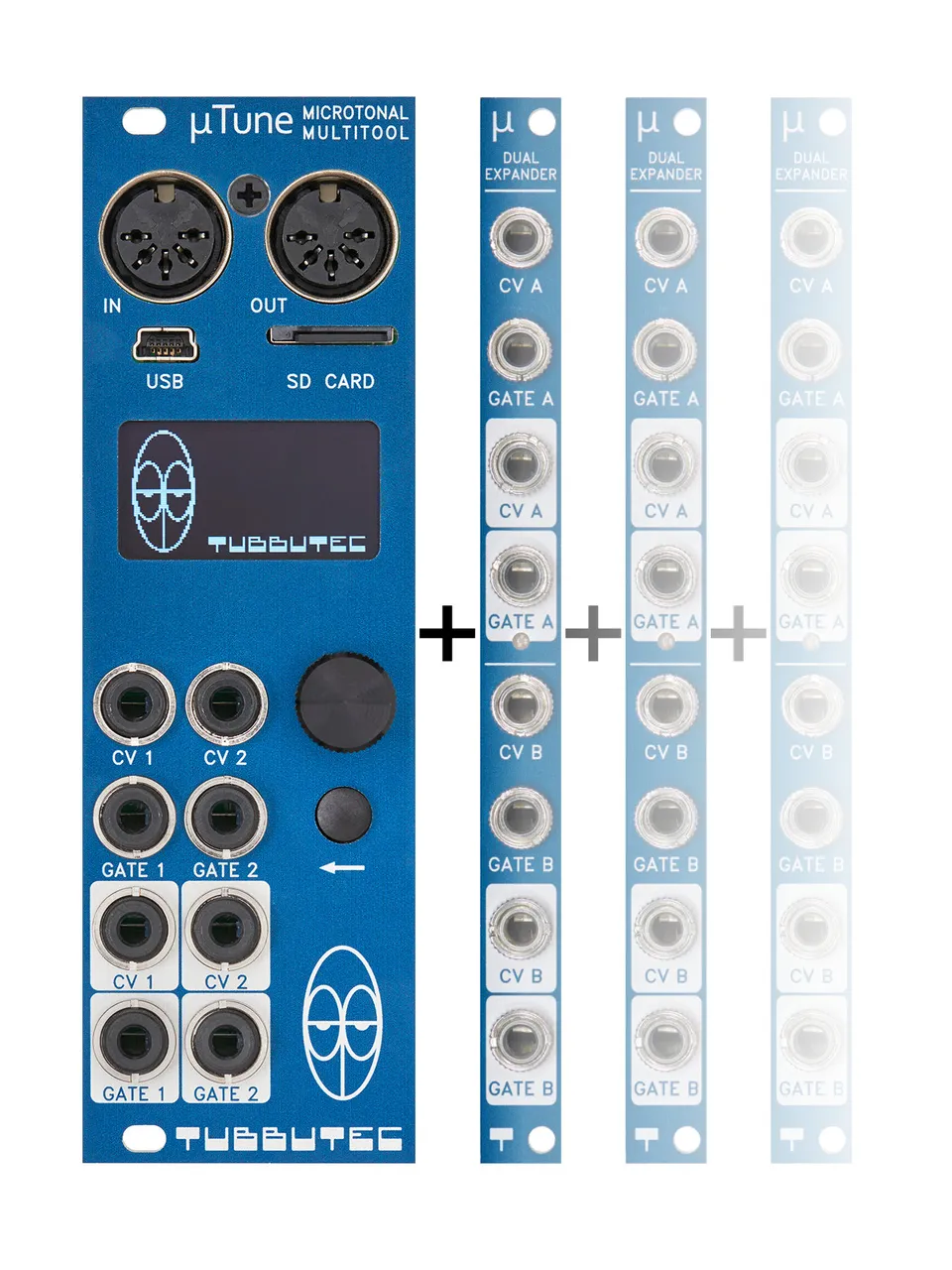 Tubbutec µTune bundle modulo eurorack expander