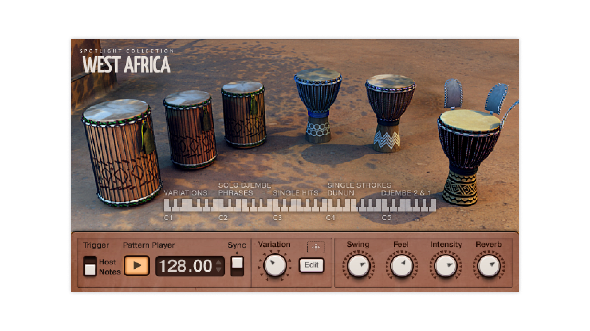 Komplete Kontrol West Africa libreria percussioni