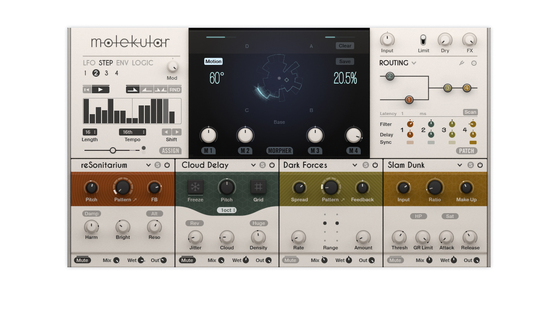 Komplete Kontrol Molekular multieffetto modulare creativo
