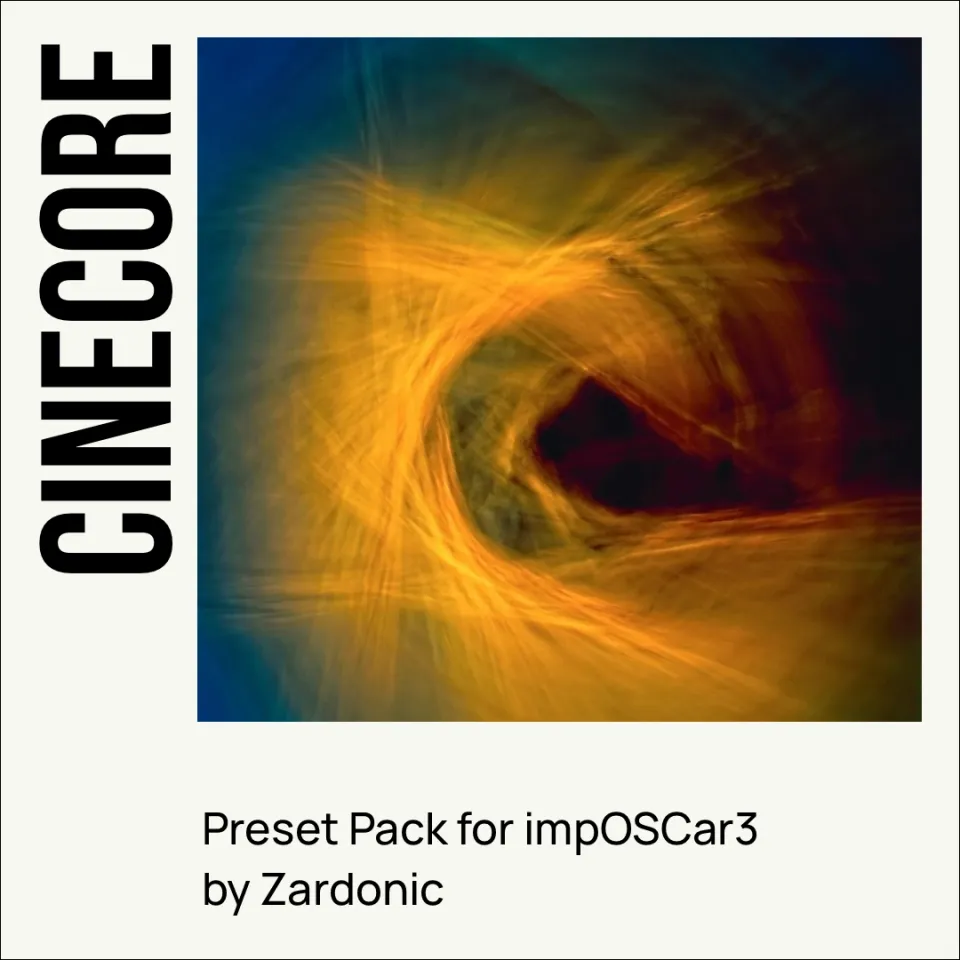 GForce impOSCar3 Cinecore espansione preset cinematici