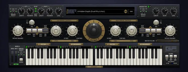 GForce M-Tron MkII sintetizzatore a nastro virtuale