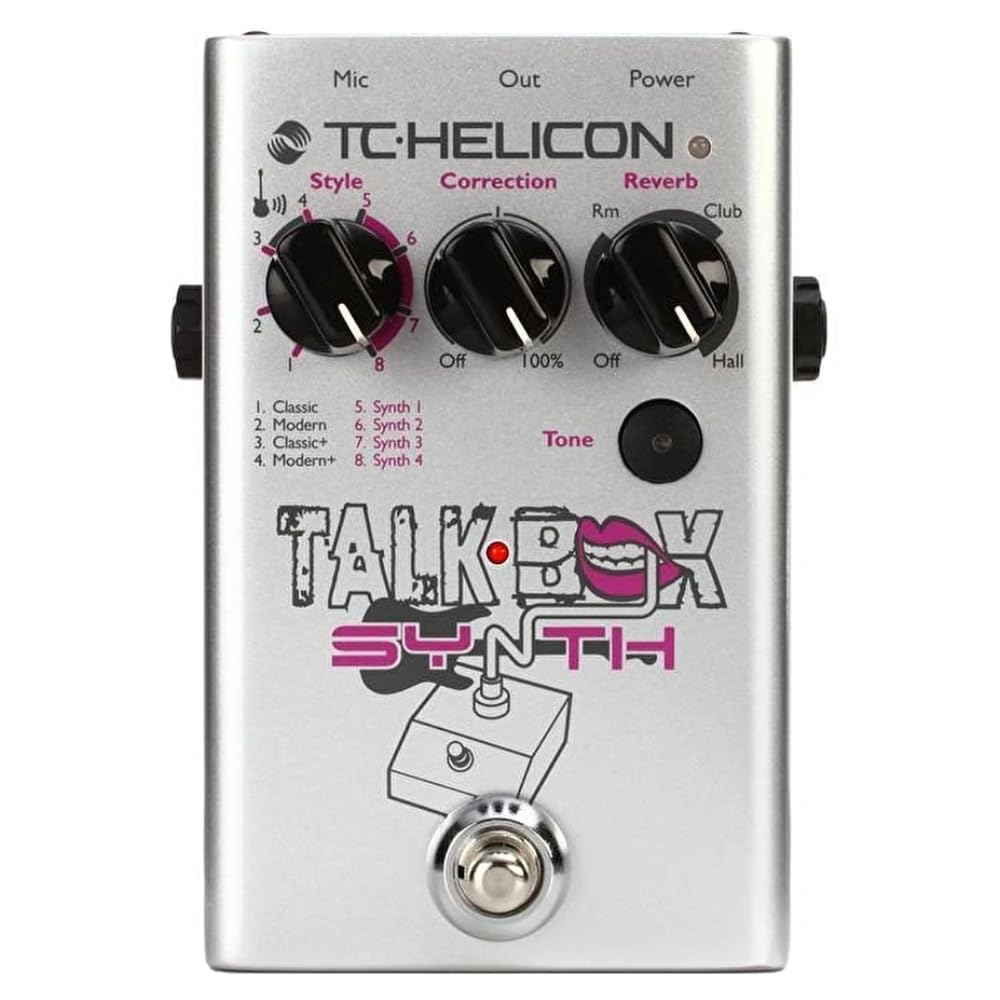 TC Helicon Talkbox Synth pedale voce chitarra