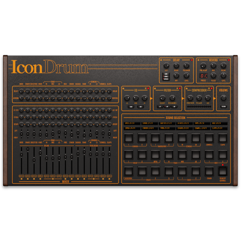 GForce IconDrum plugin drum machine analogica