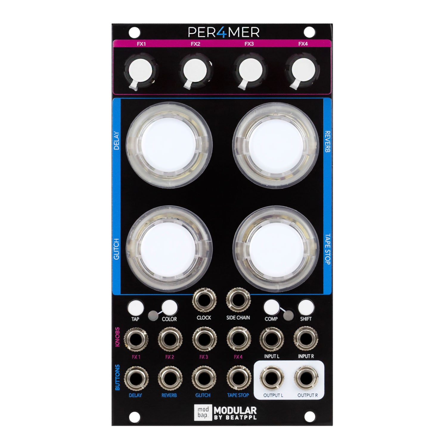 Modbap Modular Per4mer modulo effetti performance 14HP