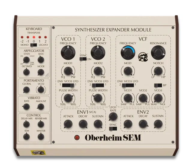 GForce Oberheim SEM sintetizzatore virtuale plugin analogico