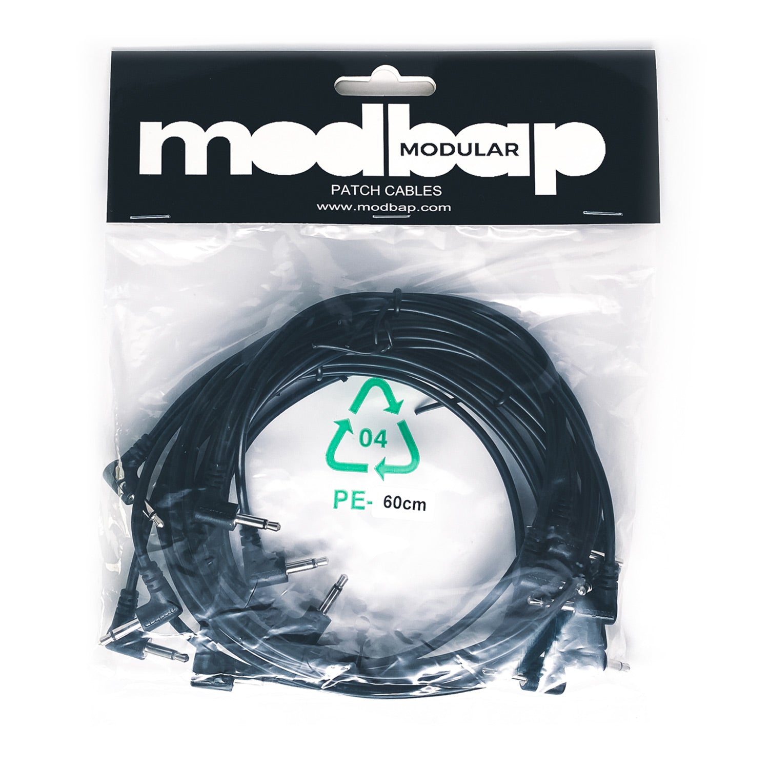Modbap Modular Right Angle cavi patch 3,5 mm 8 pezzi lunghi
