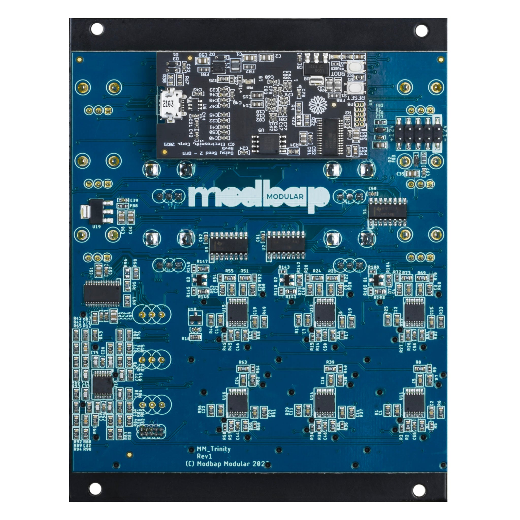 Modbap Modular Trinity modulo batteria eurorack OG micro USB
