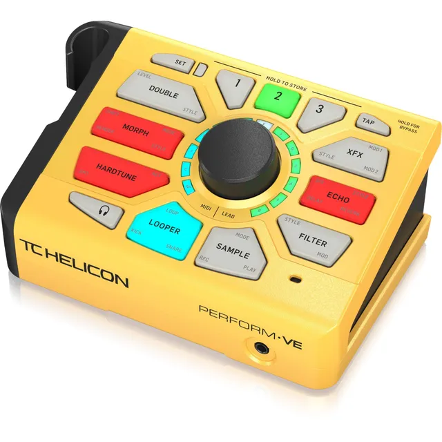 TC Helicon Perform-VE processore vocale con asta microfono