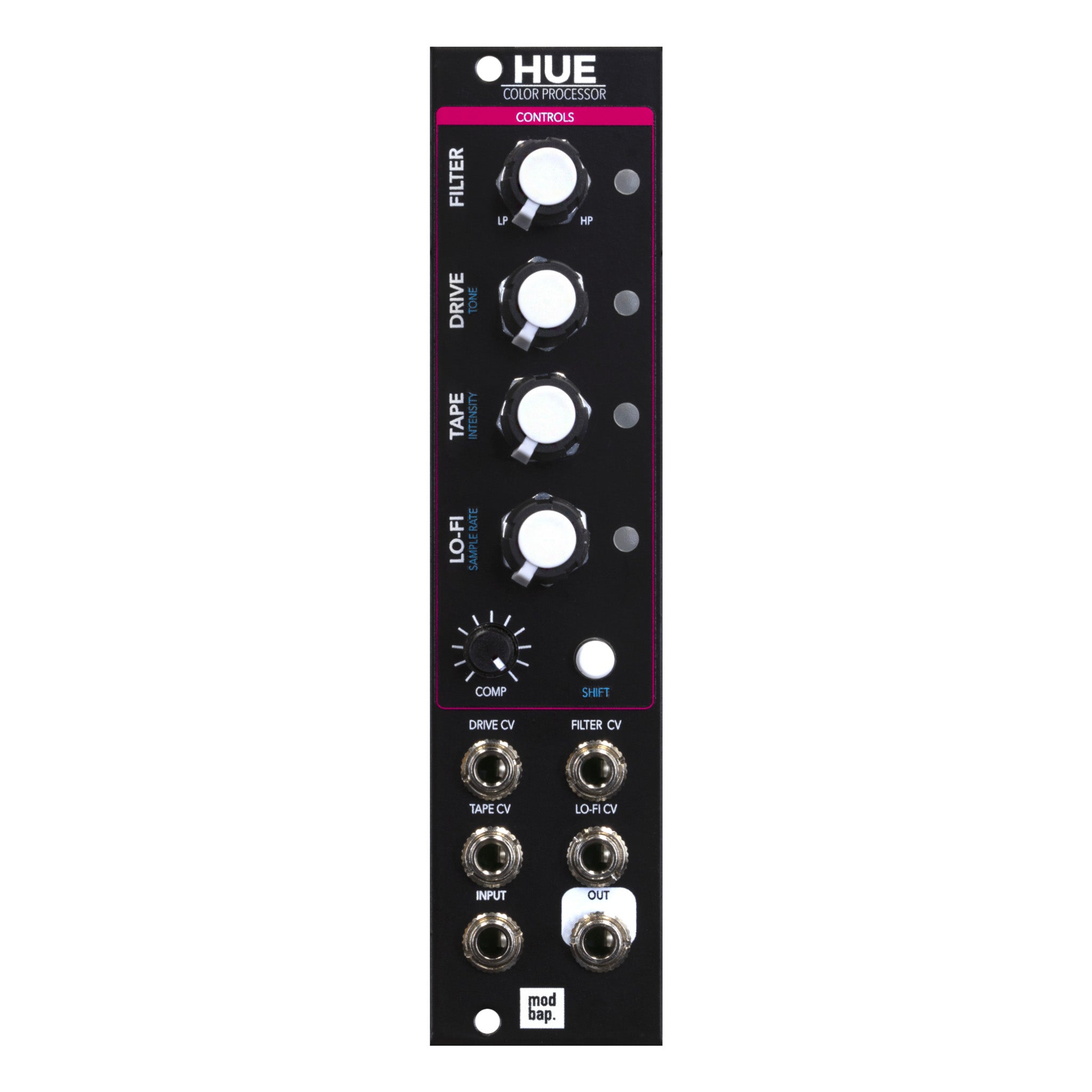 Modbap Modular HUE modulo effetti eurorack 6HP analogico