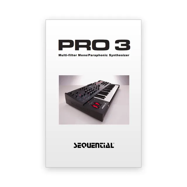 Sequential Pro 3 manuale sintetizzatore guida ufficiale