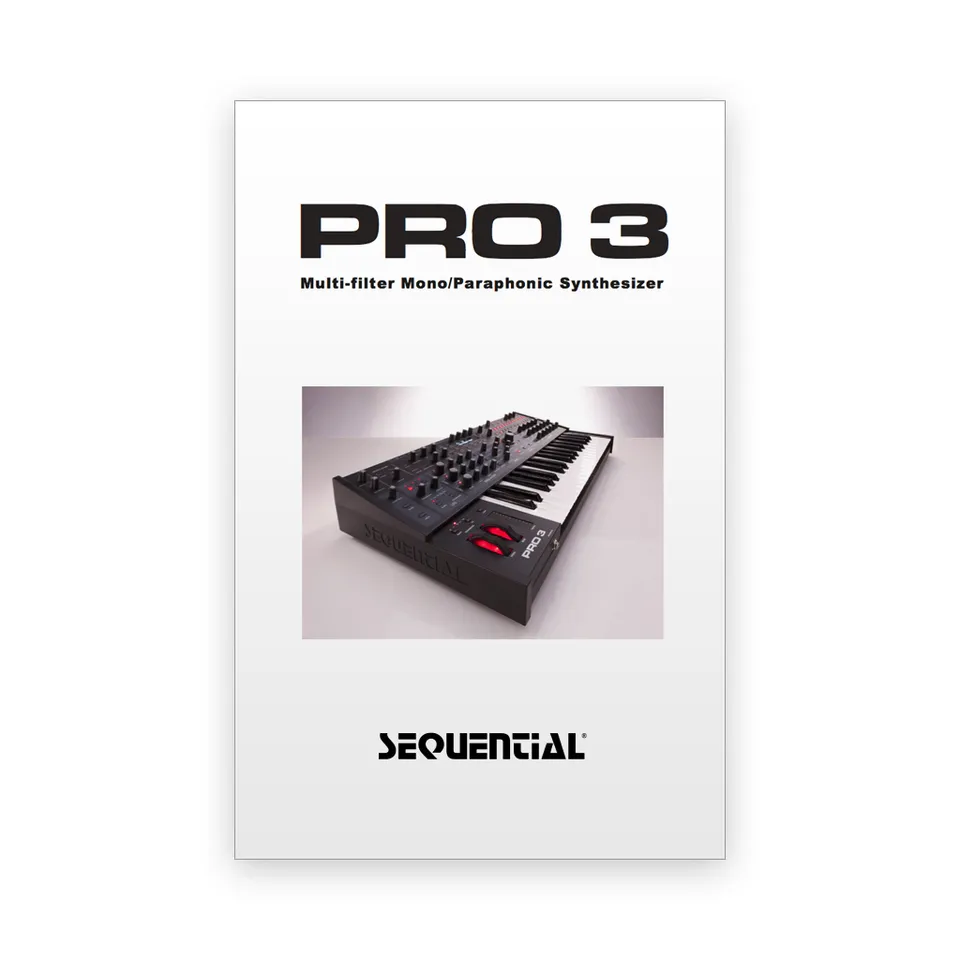 Sequential Pro 3 manuale sintetizzatore guida ufficiale