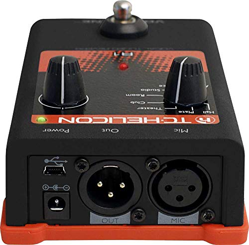 TC Helicon VoiceTone R1 pedale riverbero voce live