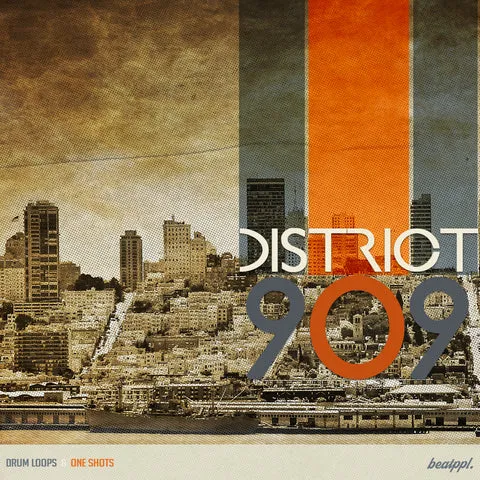 Modbap Modular District 909 sample pack 70 one shot scuri