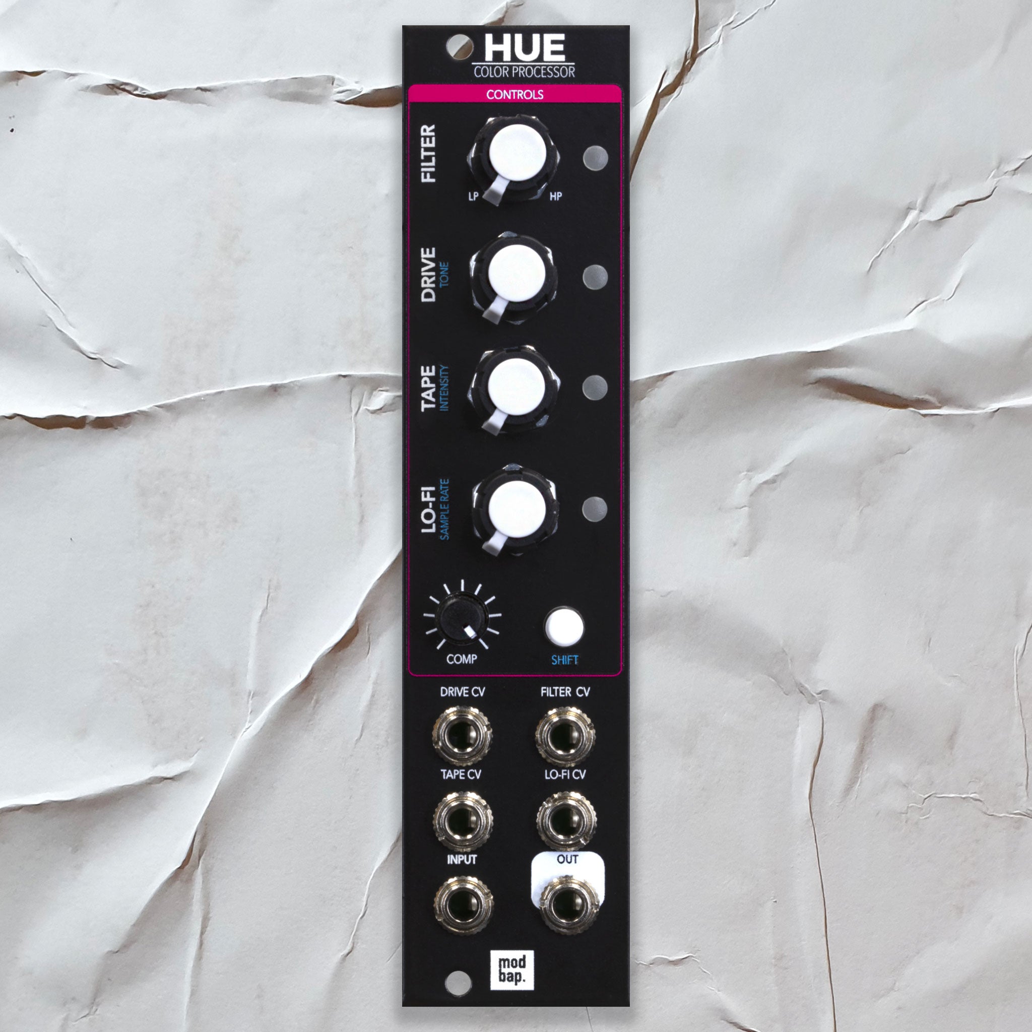 Modbap Modular HUE modulo effetti eurorack 6HP analogico