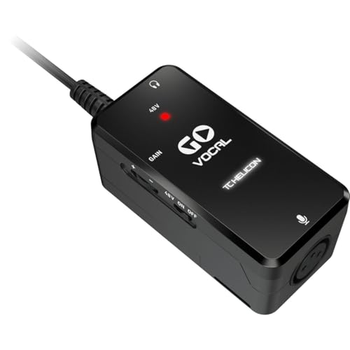 TC Helicon GO VOCAL preamp microfonico mobile phantom 48V
