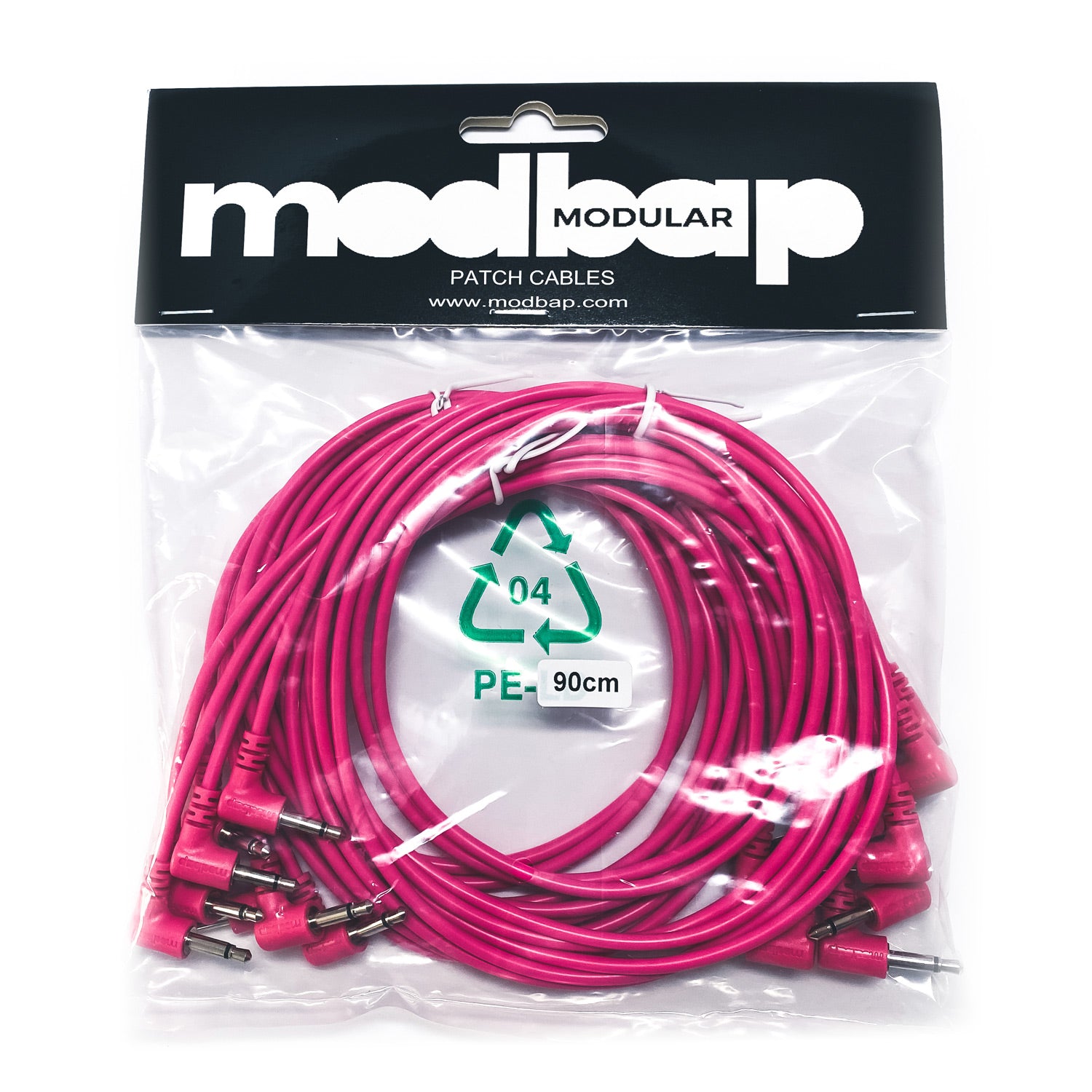 Modbap Modular Right Angle cavi patch 3,5 mm 8 pezzi lunghi