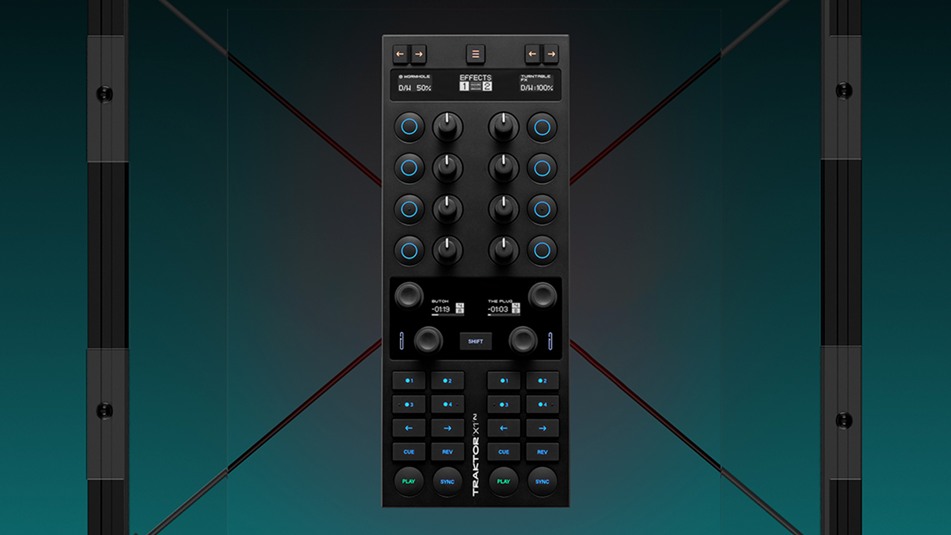 Traktor X1 MK3 controller DJ decks ed effetti